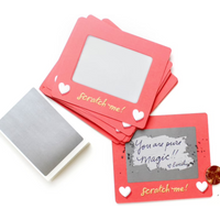 10pcs Scratch-off Cards Birthday Gift Love Coupons Anniversary DIY Gift for Her Valentine's Day Tickets Love Note Game Cards