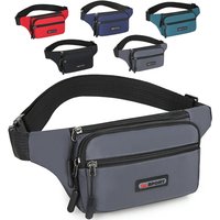 Waterproof Sports Waist Pack Bag for Travel Hiking Running Hands-free Business, Site Work, Sports, Mobile Phone, Waist Bag