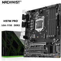MACHINIST H97M PRO Motherboard Support LGA 1150 Intel Core I3 I5 I7 E3 CPU DDR3 RAM NVME/NGFF M.2 M-ATX SATA3.0 USB3.0