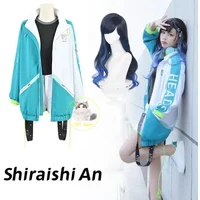Shiraishi An Cosplay Project Sekai Colorful Stage! Feat Vivid BAD SQUAD Cosplay Costume Jacket Wig Full Suit Halloween Clothing