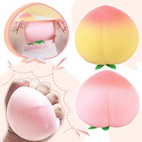Anti-Stress Decompression Squishy Toy, Peach PU Slow Rising, Cartoon Kawaii Fidget, Sensory Gift for Kids Squishies
