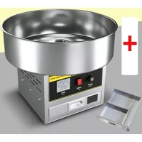 Commercial Cotton Candy Machine New Cotton Sugar Floss Making Machine Stainless Steel Electric DIY Candy Cotton Maker
