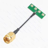 Y Type Splitter Cable 1x SMA male plug to 4x IPX U.FL UFL male SMD on PCB 1.37mm IPX Coax cable Coaxial Kable 50ohm 4in1 Adapter
