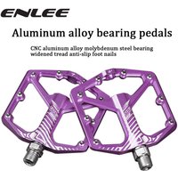 AliExpress enlee ENLEE MTB Bicycle Pedal Aluminum Alloy Wide Flat XC DH Bicycle Pedal Ultra Light Bicycle Pedal BMX Parts