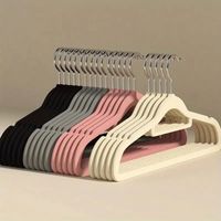100/50/10pcs of Velvet Hangers, Designed to Prevent Slipping And Rotate, Ideal for Drying And Storing Clothes Throughout The Yea