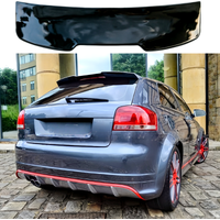 For Audi A3 8P 2004-2013 Standard Edition Upgraded to RS3 Style Rear Tail Wing Spoiler Car Trunk Roof Modification Body Kit