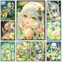 Hot Game G-Genshin I-Impact N-Nahida Cute Poster Wall Art Print Poster Decorative Mural Home Decor Gift Unframed