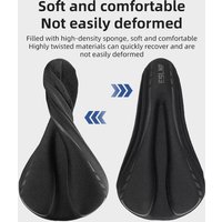 ESLNF Comfort Silicone High Elastic Bike Seat Cushion Gel Padded Bike Seat Cover