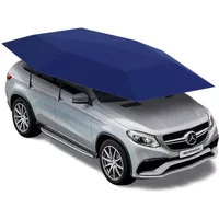 Car Sunshade Umbrella 4.8/4.2M Automatic Car Awning Mobile Canopy Anti-Hail/Anti-Falling Object Retractable Accsesories Sun Tent