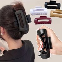 Silicone Flexible Hair Claw Clips Nonslip Large Bendable Claw Clip Soft Hair Grip Hairclips Protection for The Back of The Head