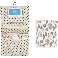Travel Diaper Bag Diaper Compartment Diaper Organizers Diaper Holder Portable Button Diaper Container Polyester Cotton Baby Stor