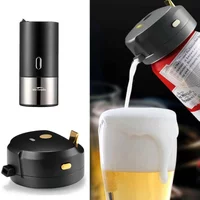 Automatic Beer Foamer Cooler Battery Power Beer Foam Maker Electric Beer Foam Machine For Canned Bottled Washable Barware