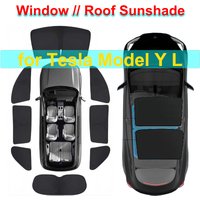 For Tesla Model Y L YL 2026 Side Window Privacy Sunshade Front Rear Windshield Sunshade Visor Outdoor Glass Roof Blind Shading