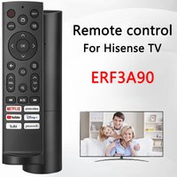 ERF3A90 Replacement Remote Control for Hisense Android TVs, UHD 4K ULED Smart TV