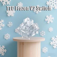 TTC Frozen V2 Switch 3Pin Silent Linear RGB Factory Lubrication Games Mute Mechanical Keyboard Switches for AULA F75 AJAZZ AK820