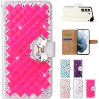 Glitter Wallet Leather Case For Samsung Galaxy S26 Ultra S25 FE S24 Plus S23 S22 S21 A35 A55 A15 A16 A26 A36 A56 A34 A54