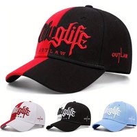 2025 Creative New Baseball Hat Riot LIFE Embroidered Men's Street Hip Hop Skateboarding Hat Women's Outdoor Leisure Sunshade Hat