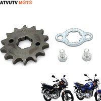 Motorcycle Chain Front Engine Sprocket With Plate 428 14T Tooth For HONDA CG125 YAMAHA YBR125 YBR 125 XTZ125 TTR