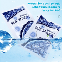 Instant Disposable Ice Cold Pack for Sports Emergency - Injury Swelling Muscle Strain Sprain First Aid Cooling Pain Relief Food