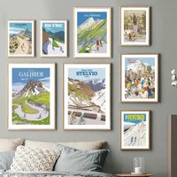 AliExpress Sports Mountain Bicycle City Bike Race Cycling Tour of Flanders Art Posters Canvas Painting Wall Prints Pictures Room Home Decor