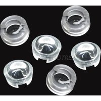 100-500pcs LED Lens 1W 3W 5W Optical 15 30 45 60 90 100 Degree Convex Clear Lenses For1W 3W Chip Free Holder Diode Easy Install