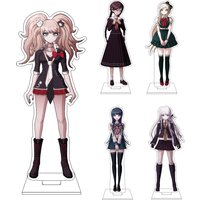 16CM Anime Danganronpa Cosplay Acrylic Figure Stand Plate Chihiro Fujisaki Enoshima Junko Asahina Aoi Ornaments Gifts