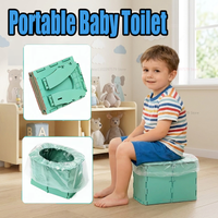 Foldable Portable Travel Potty for Toddler Kid Lightweight Baby Toilet Seat for Car Outdoor Emergency Potty Durable and portable