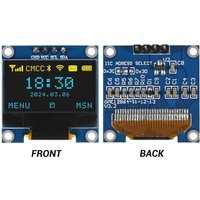 0.96" Inch OLED Display Screen Module I2C IIC 128x64 SS - D - 1306 3.3V-5V Blue/Blue Yellow/White For Arduino ESP8266 ESP32