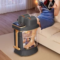 Wireless Remote Control Foot Bath Bucket Heating Over The Calf Footbath Machine, Shower Surfing Electric Foot Wash Automatic