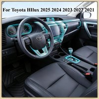 Accessories interior film transparent TPU For Toyota HIlux 2025 2024 2023 Gear Panel Navigation Center Console PPF Protection
