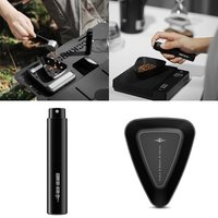 2025 New MHW-3BOMBER 110ml Aluminum Alloy BeanBoat Coffee Bean Dosing Cup Dosing Tray 10ml Coffee Bean Spray Bottle Tray Kit