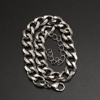 3.5-7MM Stainless Steel Chain Bracelets For Men Women Punk Curb Cuban Link Chain Bangle Fashion Party Never Fade Jewelry