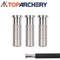 30pcs Archery Arrow Aluminum Insert For Hunting Shaft Arrowhead for ID 6.2mm 7.6mm Carbon/Fiberglass Arrow Shaft Accessories