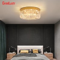 Modern Ceiling Lamp Crystal Led Chandelier Bedroom Lustre Fixture Pendant Light Home Decor K9 Luxury Hanging Luminaire Plafonier image 4