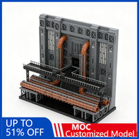 NEW 4604Pcs Sw Urban Mechanical Room Star Building Blocks Diy Educational Assembly Toy Urban Base Diorama Display Birthday Gift