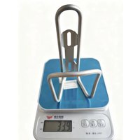 AliExpress NONE 34g Bicycle Water Bottle Holder Bracket Titanium Alloy Cage Bike Kettle Rack Riding Lightweight For Cycling Fits Any Bike