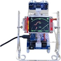 Acrylic Mini Radar Robot With TFT Small/Big Screen to Ultrasonic Radar For Arduino Robot for ESP8266 Programmable Toys Diy Kit