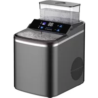 Portable Smart Household Ice Maker, Fully Automatic 15KG Large Capacity, Square Ice Machine for Home Dormitory Multi-function