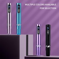 New 2pc Battery Tattoo Pen Wireless Power Tattoo Machine Professional Pen Tattoo Machine Makeup For Professionals And Beginners