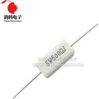 10pcs 5W 5% Cement Resistor Power Resistance 0.1 ~ 10K 0.1R 0.5R 1R 10R 100R 0.22 0.33 0.5 1 2 5 8 10 15 20 25 30 100 1K 10K ohm