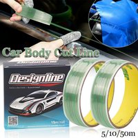 5/10/50m Car Vinyl Packaging Film Knife Free Tape Design Line Seamless Cutting Tool Car Film Packaging Cut Tape Tool Accessories