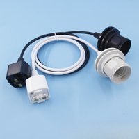 Track Light Aluminum Rail Track Hanging Lamp E27 Lamp Holder Kitchen Lighting Loft Dining Room Lamp LED Bulbs Pendant Lamp Wire