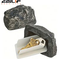 2025 New Key Hider Outdoor Courtyard Hidden Door Key Box Simulation Small Stone Decoration