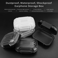 Earphone Accessories Earphone Hard Dustproof Waterproof Shockproof Portable Storage Case Large Capacity Bag Box Earphone