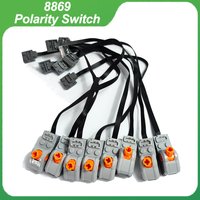 New Technical Polarity Switch Controler 8869 Power Fucntions Parts for MOC Building Blocks for LED Light Line 8870 and Motor