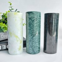 1pc Natural Gemstone Agate, Crystal Water Bottle, Perfect For Hydration & Gifting, Crystal Craft