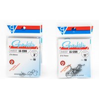 20pcs LS-1209 Fishing Gear Accessories Head Big Eye Hook Fishing Carp Saltwater Fish Hooks Squid Jig Hook For Fish Sea