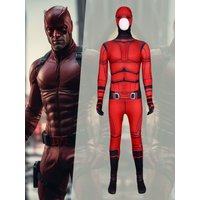 Daredevil Cosplay Costumes Kids Adult Superhero Bodysuit Jumpsuit with Mask Halloween Carnival Party Clothes Outfits