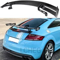 high-quality carbon fiber Audi TT MK2 trunk spoiler boot wing lip decoration body kit spoiler 2008 2009 2010 2011 2015 2018