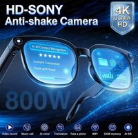 New 4K 8MP Smart Glasses 2026 Men HD Camera 150+Language Translation Chat GPT WIFI Video Recording HD Call Audio Glasses Women